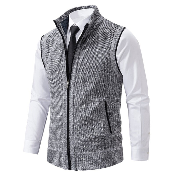 Premium men's vest, a stylish outerwear option for a sophisticated look.
