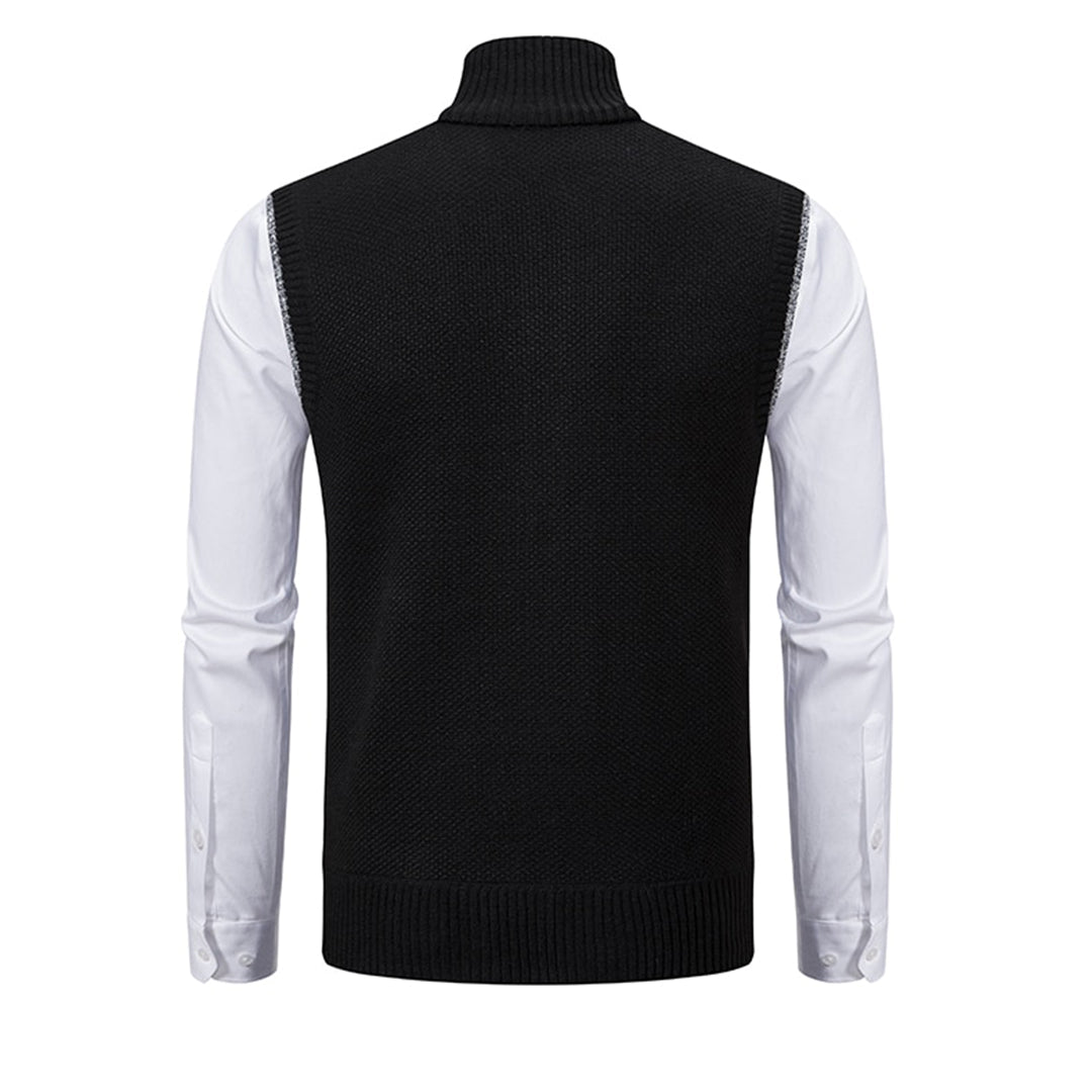 Elegant grey men's vest, ideal for adding a refined touch to any look.