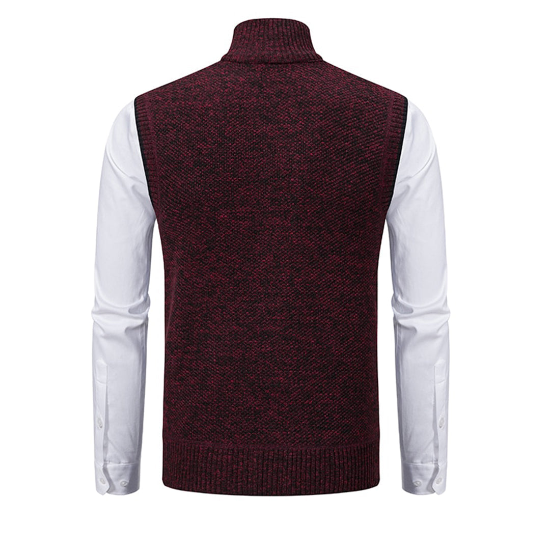 Fashionable men's gilet, combining comfort and style for urban explorers.