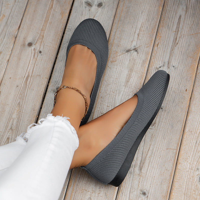 Women's orthopedic ballet flats with cushioned sole, ideal for daily wear & arch support.