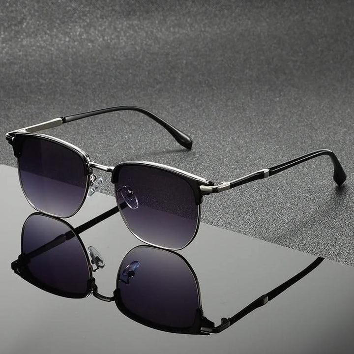 Durable Clubmaster shades offering superior UV protection & scratch-resistant lenses for reliable eye care.