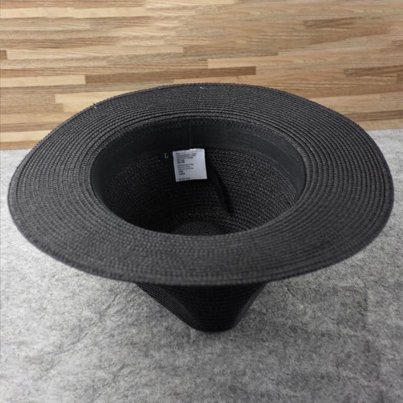Men's classic straw Panama hat, handwoven with Toquilla fiber. Lightweight & perfect for summer sun.