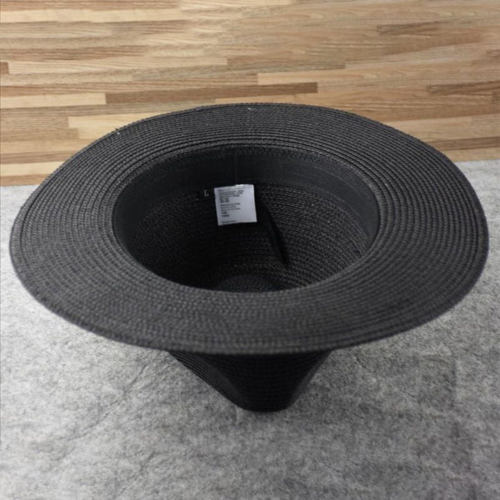 Men's classic straw Panama hat, handwoven with Toquilla fiber. Lightweight & perfect for summer sun.