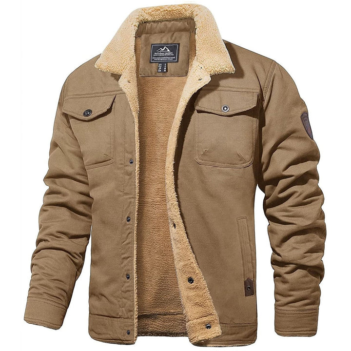 Durable & warm men's bomber jacket. Classic style, great for casual winter outerwear.
