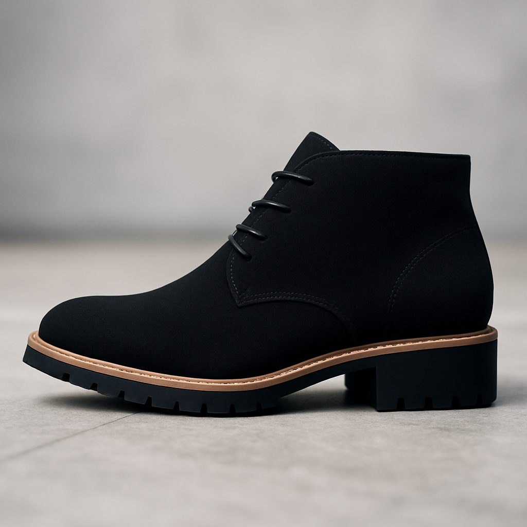 A pair of men's stylish chukka boots, essential comfortable footwear for modern men seeking versatile casual & formal style.