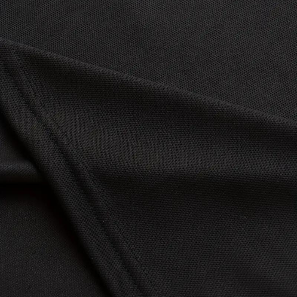 Smart casual men's cotton polo, floral trim detail, perfect for a sophisticated summer look.
