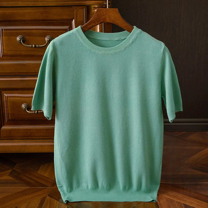 Men's basic essential: classic O-neck short sleeve tee. Comfortable, casual, and versatile for daily wear.