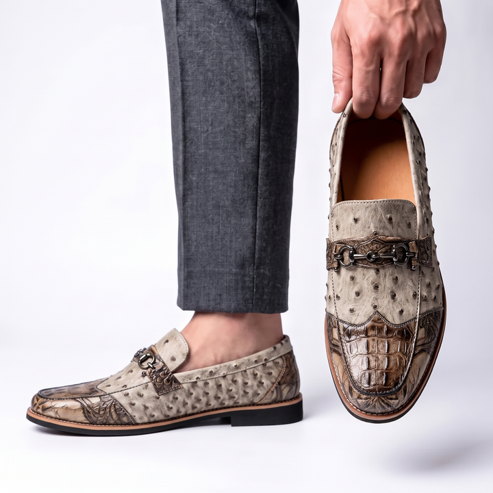 Comfortable men's slip-on casual footwear, versatile for daily wear with a classic, sleek design.