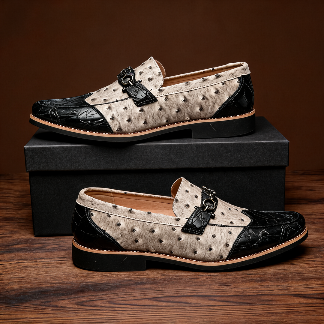 Classic men's slip-on casual footwear, comfortable for daily wear, with a sleek and versatile design.