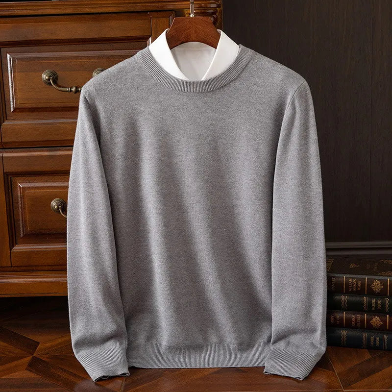 Men's everyday wear crewneck sweater, an ultra-soft pullover for classic style and ultimate fall comfort.