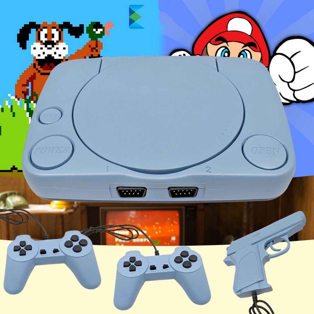 Classic Retro TV Gaming Console for nostalgic fun, preloaded with 8-bit video games.