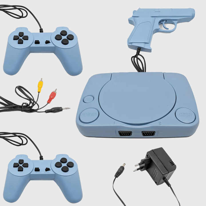 8-bit video game console, bringing back classic arcade and retro games to your TV.