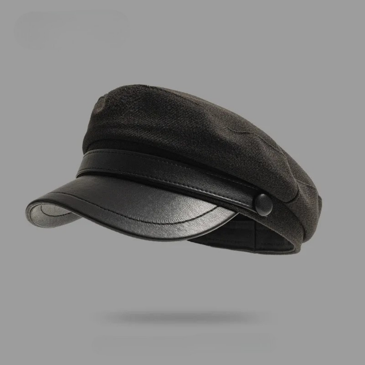 Beige unisex fisherman cap, classic style for men & women. Ideal for a casual or fashion statement.