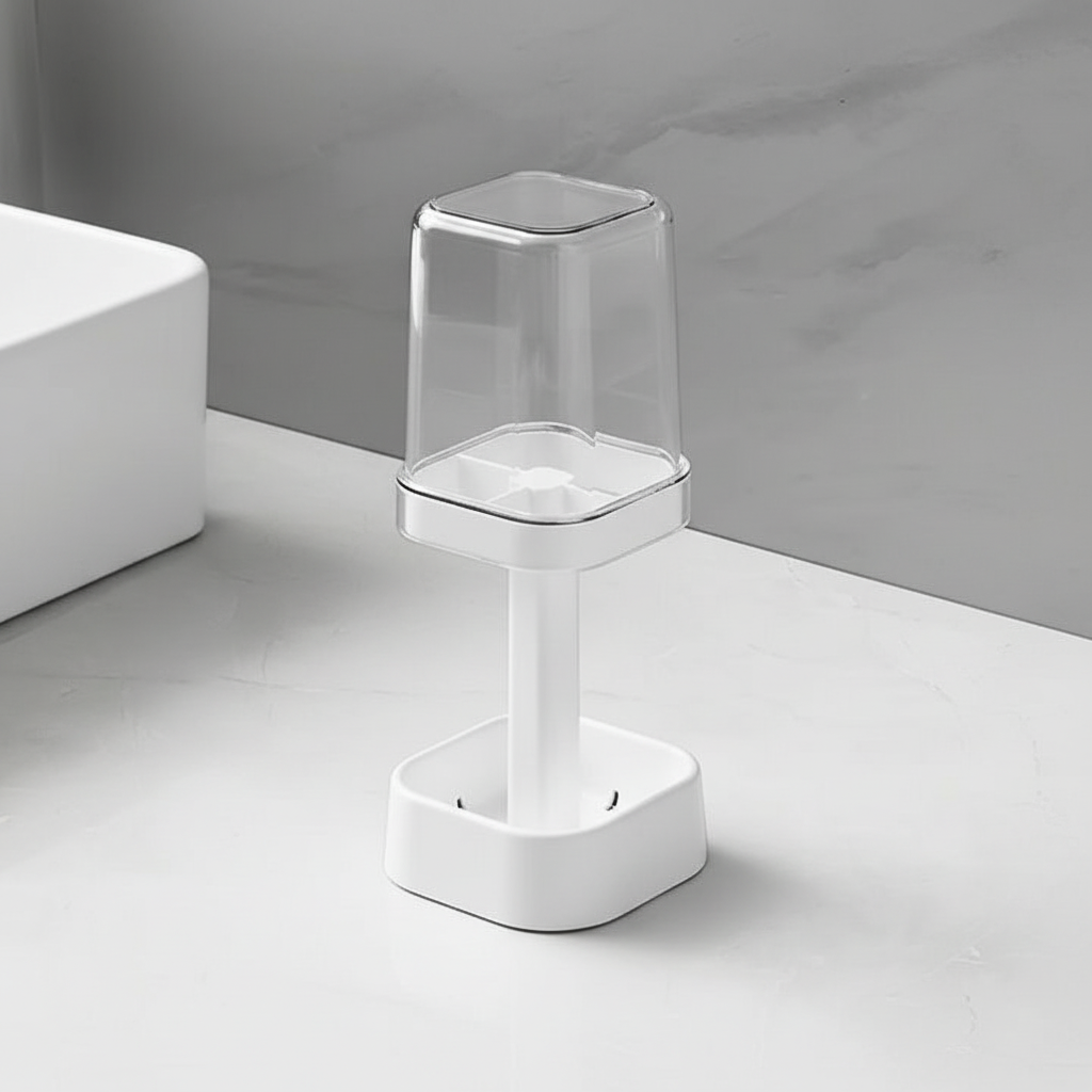 CleanHold wall-mounted toothbrush holder, a modern solution for bathroom storage and cleanliness