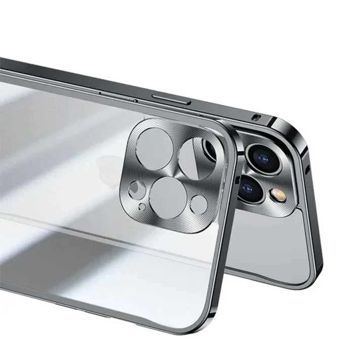 Crystal clear MagSafe case for iPhone 15 Pro, engineered with SteelGuard durability
