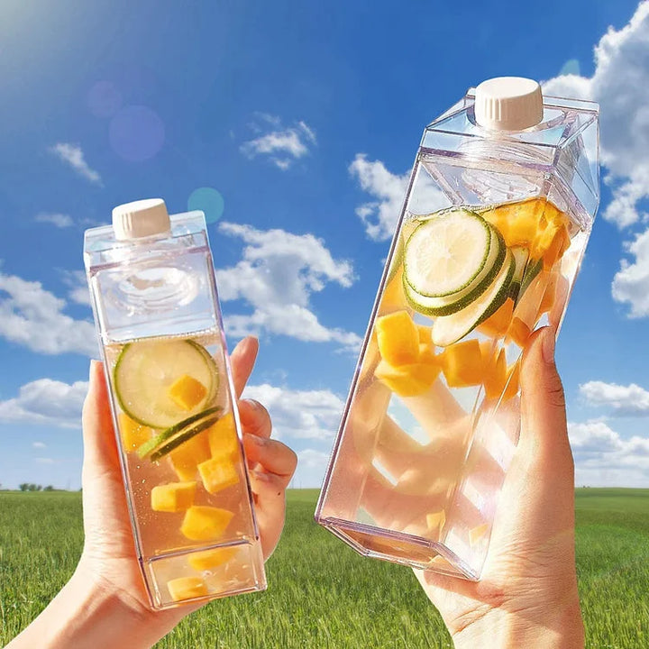 Transparent ClearSip liquid container. Durable, reusable bottle ideal for office, gym, and outdoor hydration.
