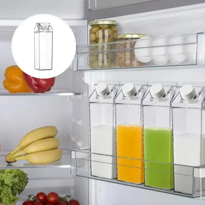 Clear reusable drinkware container for water, juice, or smoothies. Portable, eco-conscious, and durable.