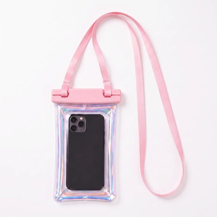 Transparent phone protector, waterproof & sandproof, a must-have for beach & pool days.