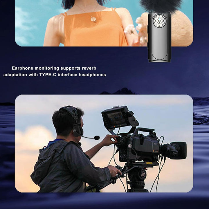 Durable ClearSoundPro wireless lavalier mic, essential for portable audio recording