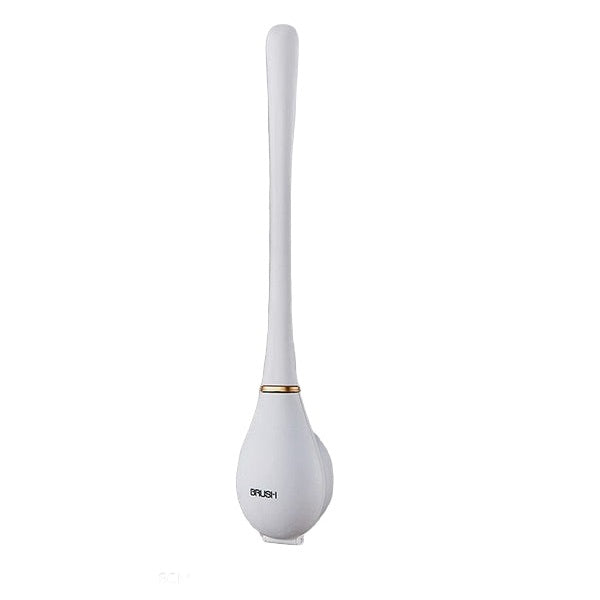 Bathroom essential: Clevora silicone toilet brush with wall mount for neat storage