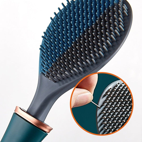 Ergonomic Clevora silicone toilet brush, a hygienic cleaning tool for modern bathrooms