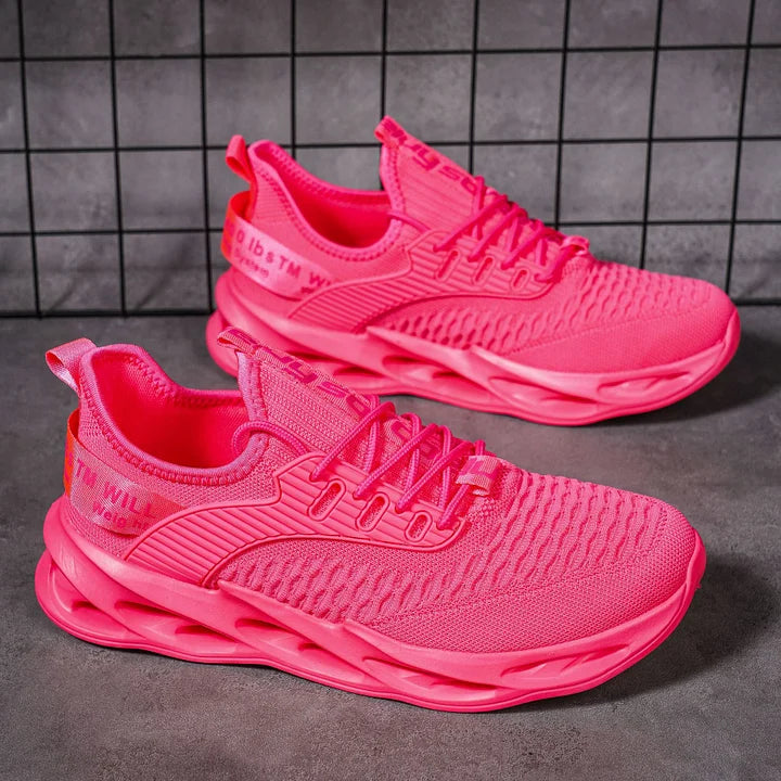 Women's supportive walking shoes, featuring a durable outsole and cushioned design for all-day wear.