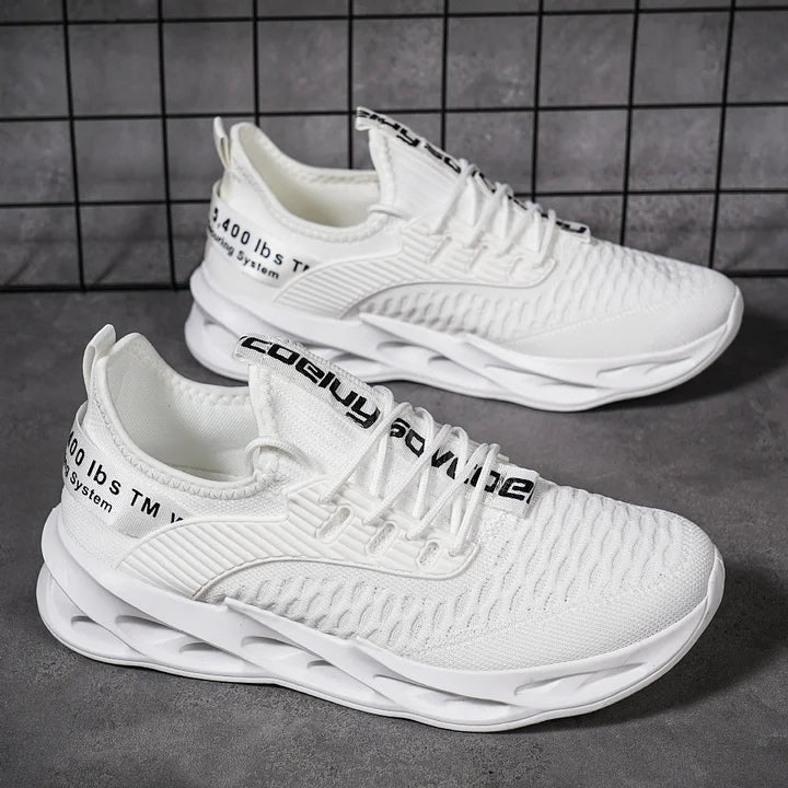 Lightweight women's casual shoes in white, designed for ultimate comfort during daily walking activities.