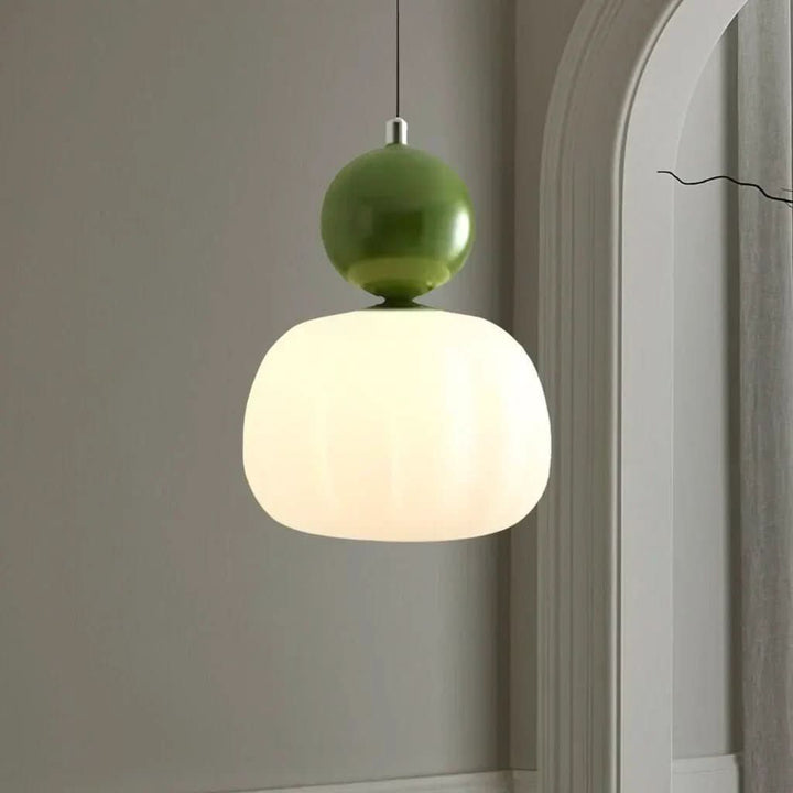 Art Deco style hanging lamp, perfect for creating an elegant atmosphere in a living or dining room.