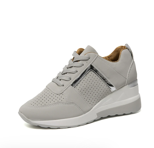 Chic women's walking sneakers, engineered for orthopaedic comfort, arch support & pain relief.