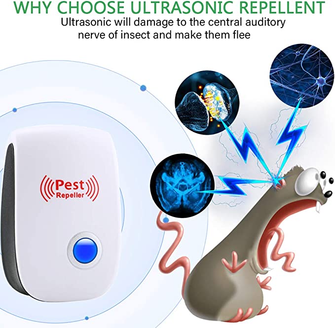 The Ultrasonic Mouse Deterrent and Rat Repeller, a modern solution for humane and silent home protection.