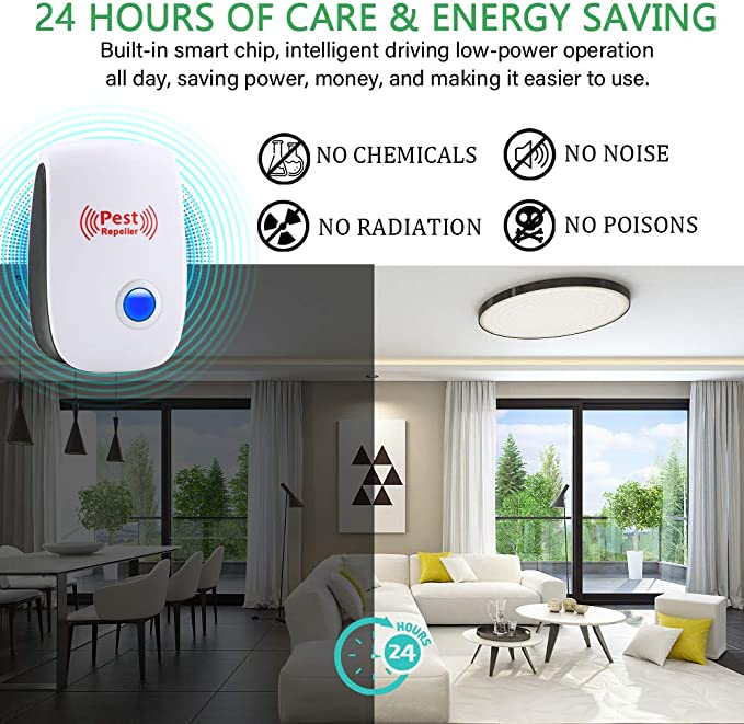 Get a critter-free home with this Ultrasonic Rat Repeller, an effective and safe electronic pest control solution.