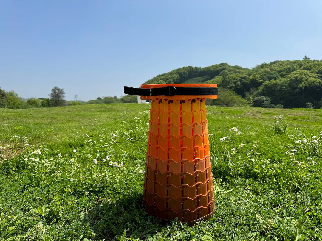 Collapsible Portable Stool with Cushion for Adults & Kids