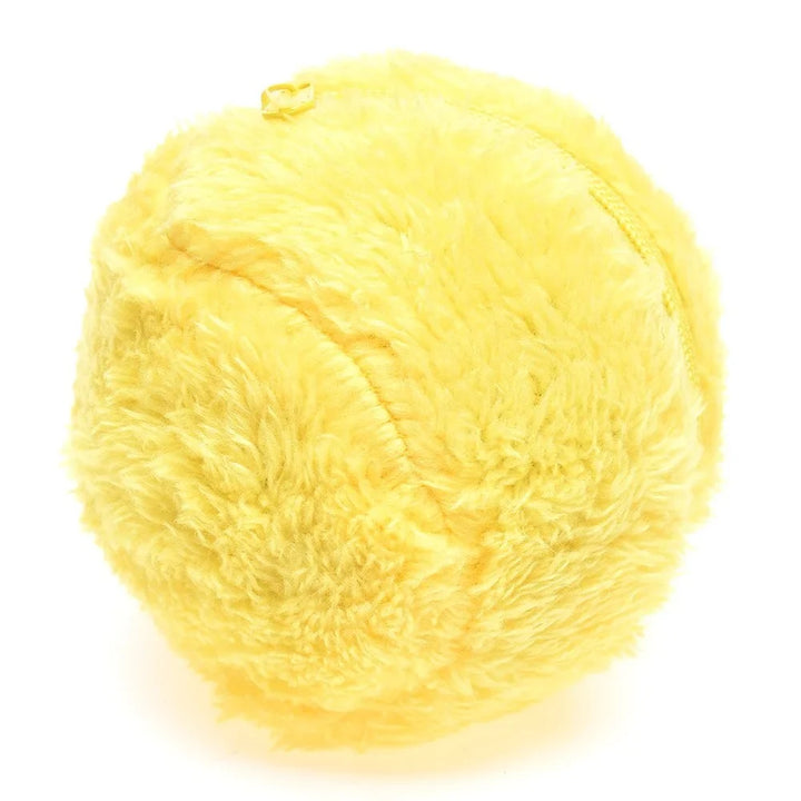 Vibrant active rolling ball dog toy in multiple colors. Engages pets, provides mental stimulation & fun.