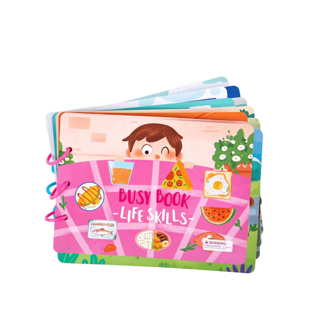 Children's interactive sensory book, 'Luna,' for early learning, exploration, and engaging developmental play.