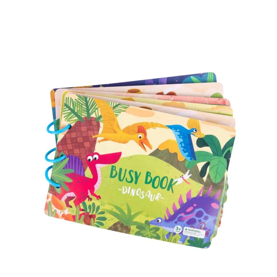 Early learning sensory book, a soft educational toy for babies to explore textures, sounds & colors.