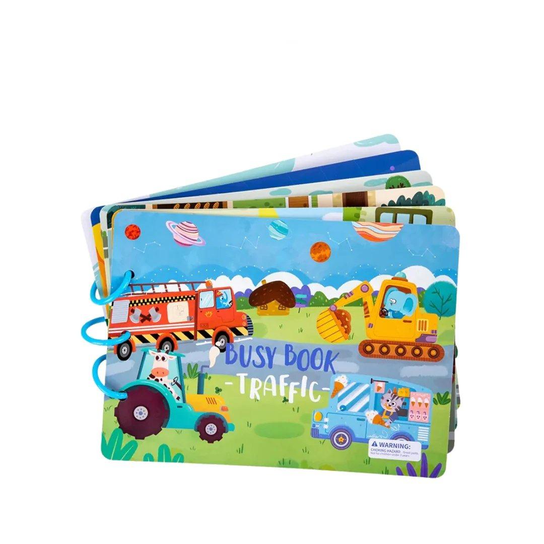 Educational soft book for kids, a great baby activity for sensory stimulation & early cognitive development.
