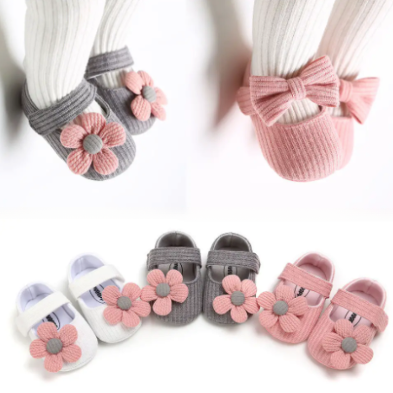 Comfortable baby first step shoes with soft sole for little explorers. Ideal for crawling & walking.