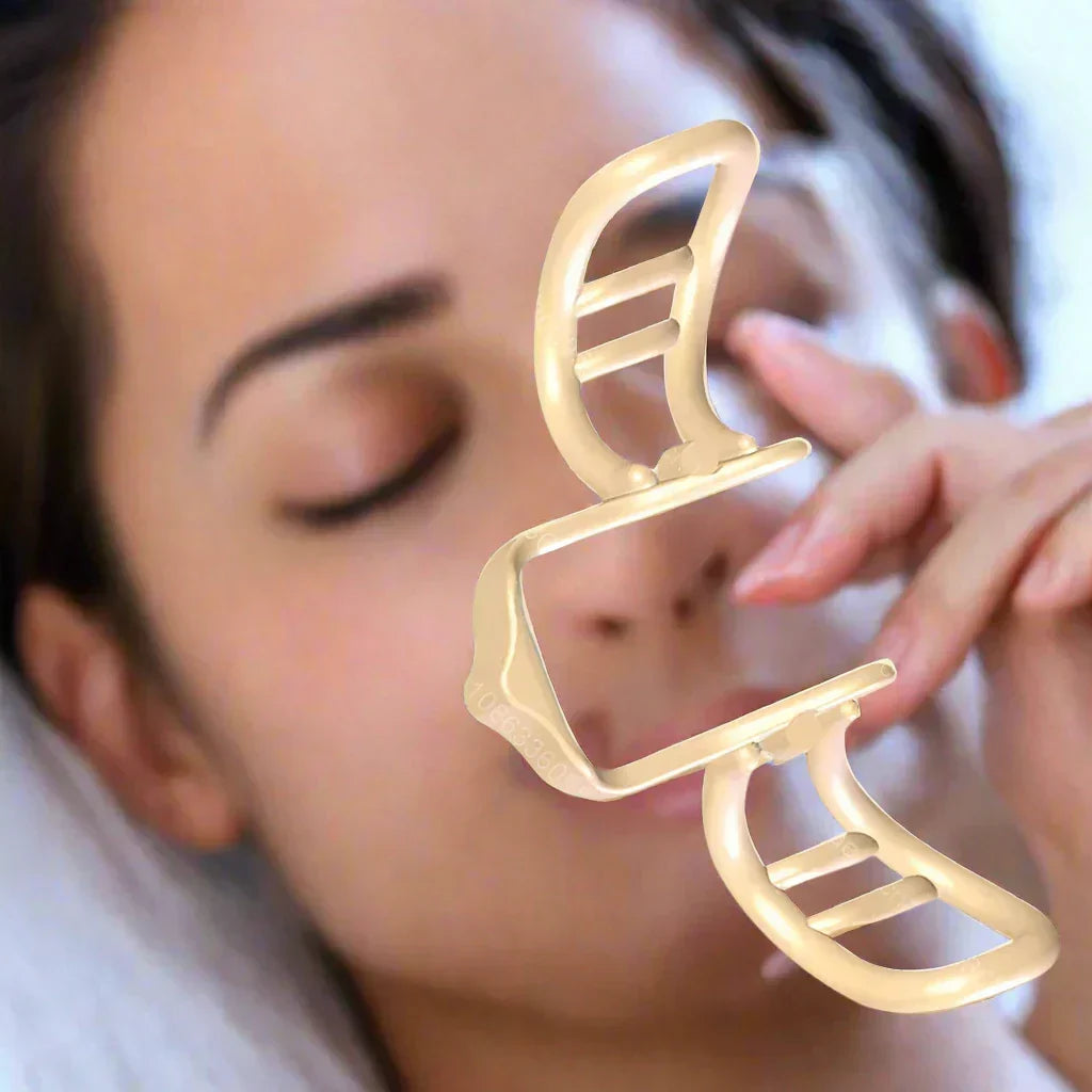 Comfortable silicone anti-snoring device for peaceful night sleep. Sleep aid & breathing relief.