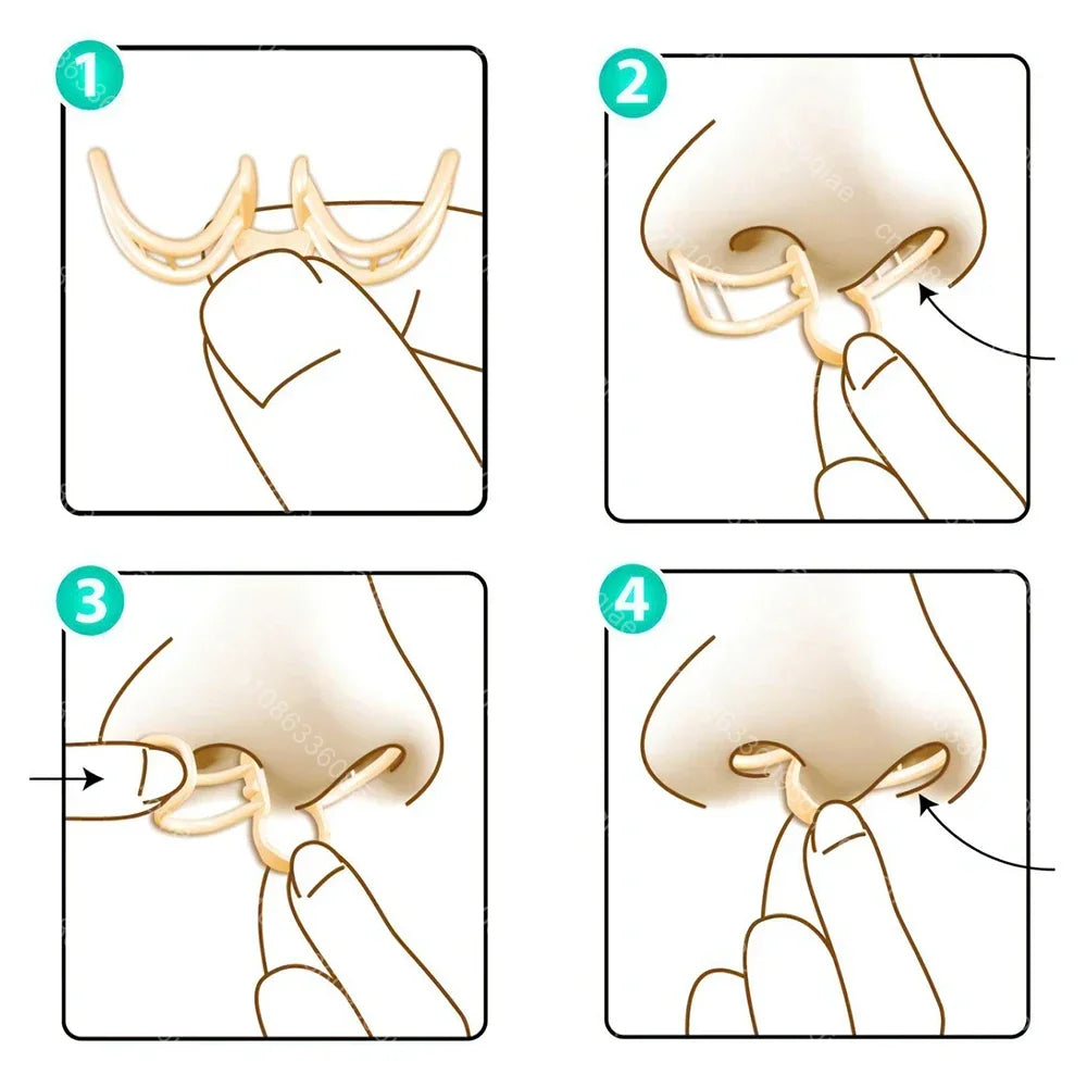 Experience peaceful sleep with this comfortable anti-snoring breathing aid. Snoring relief guaranteed.