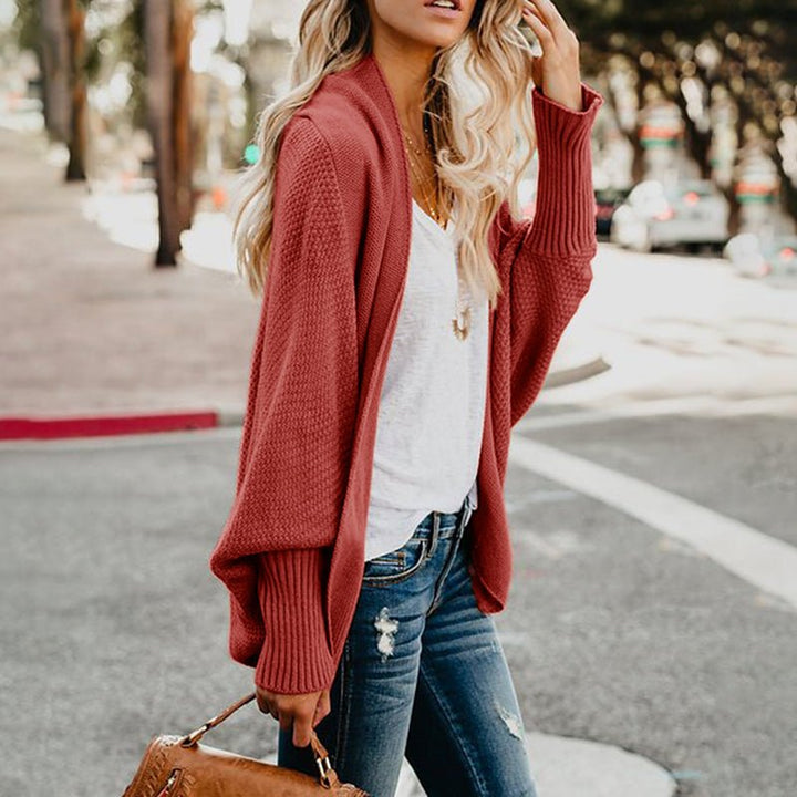 All-season oversized Livia cardigan, perfect for women's layering, comfort, & chic everyday fashion.