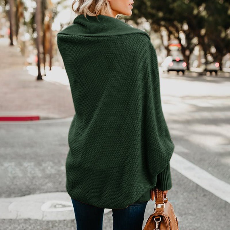 Soft oversized ladies cardigan, a comfortable and stylish wrap for everyday wear and casual outfits.