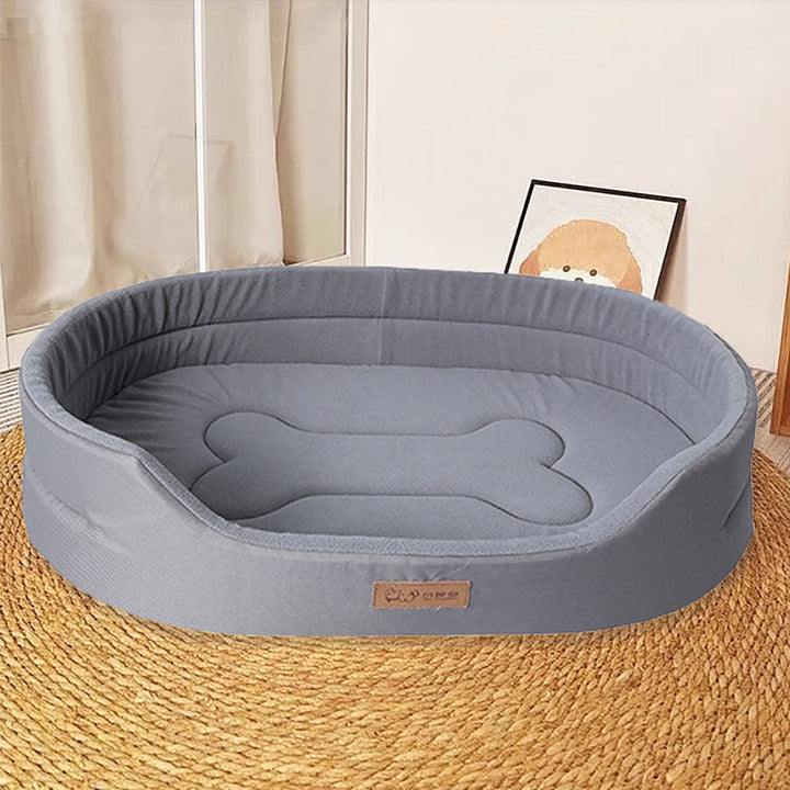 Essential dog accessories: a durable waterproof dog bed providing ultimate comfort for your pet.