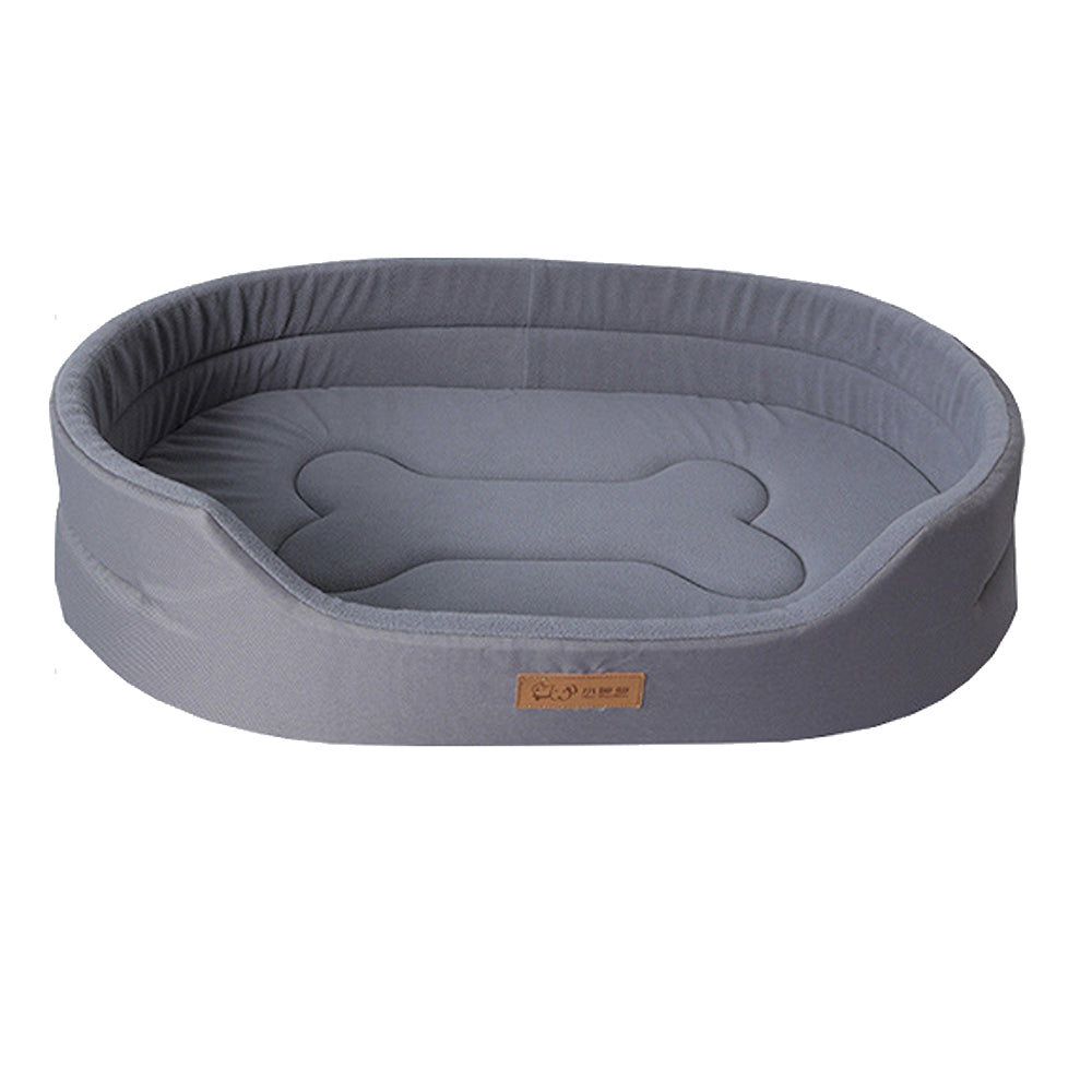 High-quality waterproof dog bed, essential pet supplies for comfortable dog sleeping & relaxation.