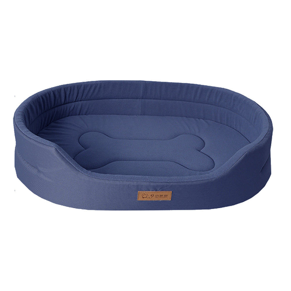 Plush, washable, anti-slip waterproof dog bed for ultimate pet comfort and durability.