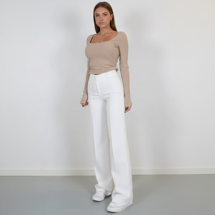 All-season women's wide-leg trousers, comfortable and odor-neutralizing