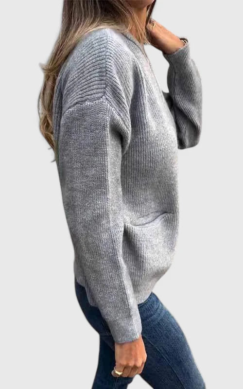 Comfortable women's casual jacket with a sleek fit. Versatile zippered outerwear, perfect for everyday fall and spring.