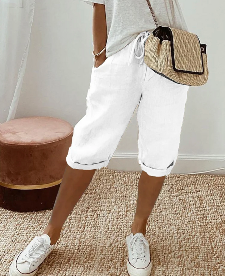 Fashionable women's summer shorts, super comfortable for daily wear, high-waisted and versatile.