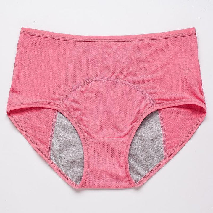 Black absorbent period panties for women, offering reliable leak-proof daily protection.