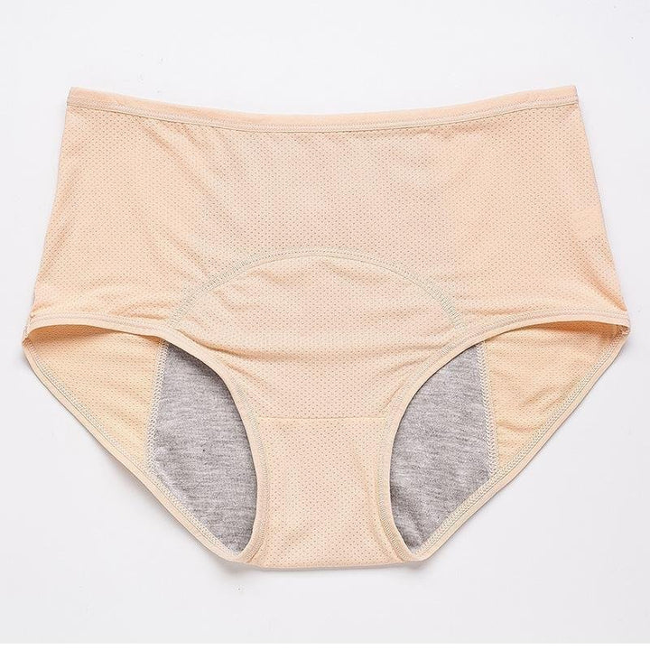 Blue leak-proof menstrual underwear for women, ensuring daily comfort & hygiene.