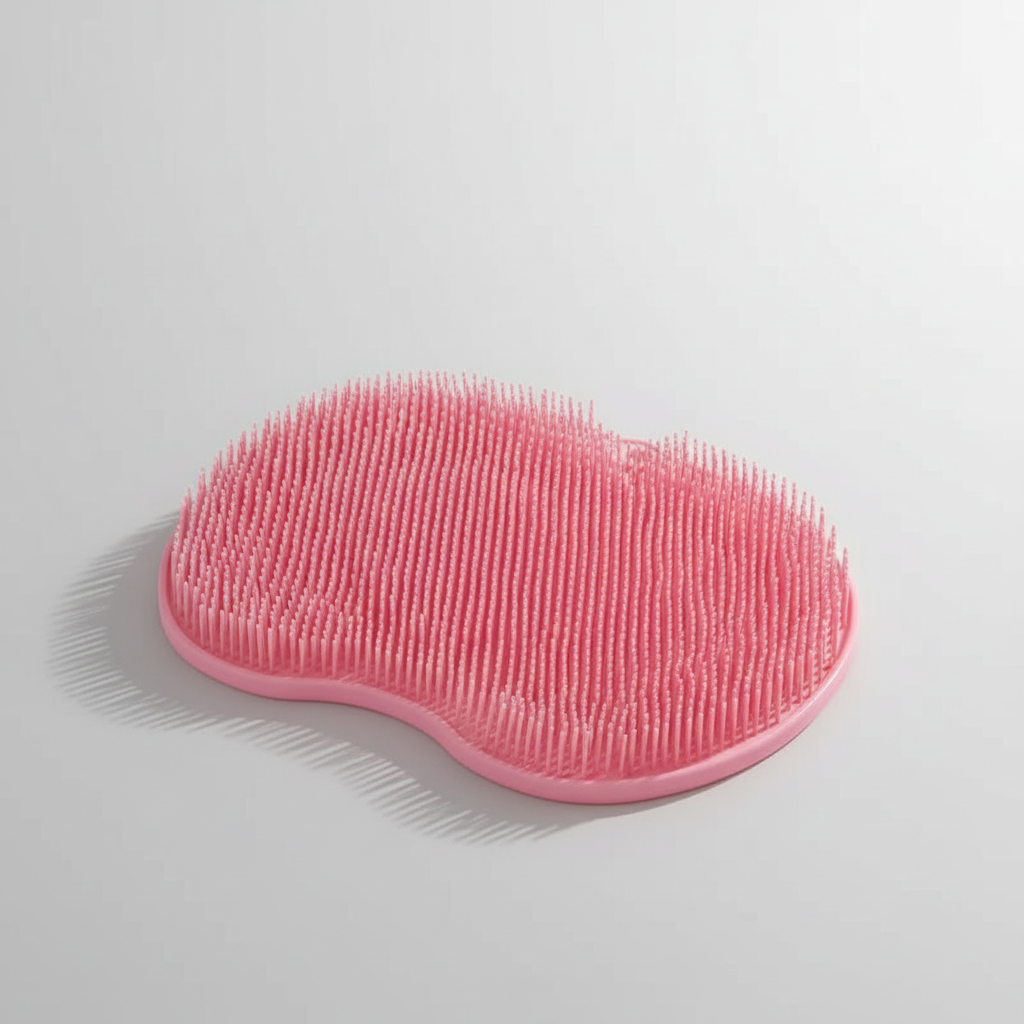 Multifunctional ComfortScrubber massage mat, ideal for back scrubbing & foot care in shower